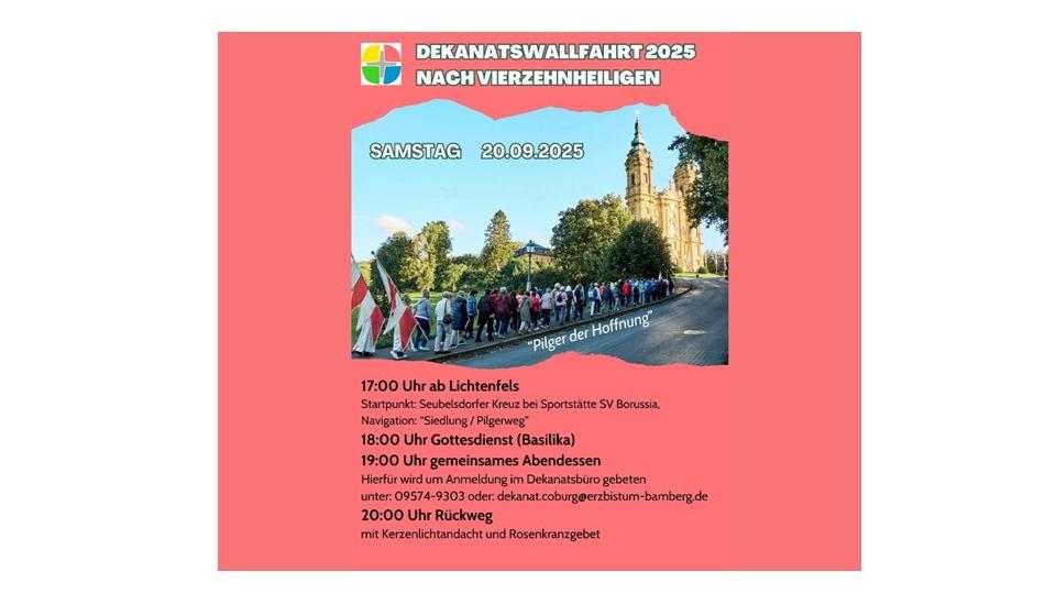 2025 Dekanatswallfahrt Vierzehnheiligen