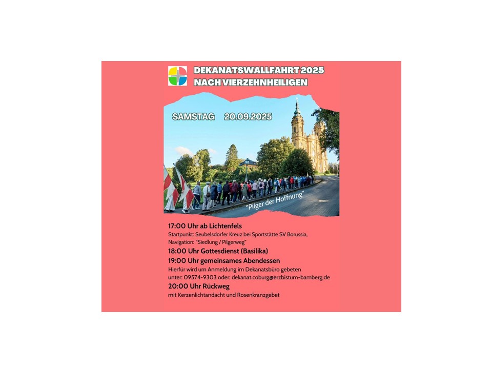 2025 Dekanatswallfahrt Vierzehnheiligen