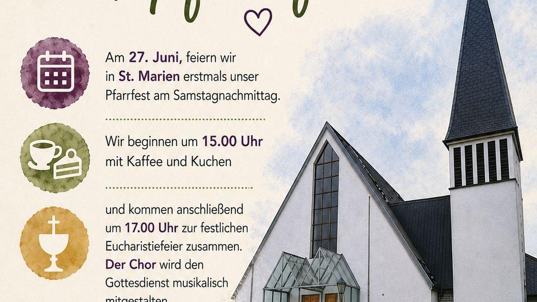 Co Marien 2026 Pfarrfest Plakat