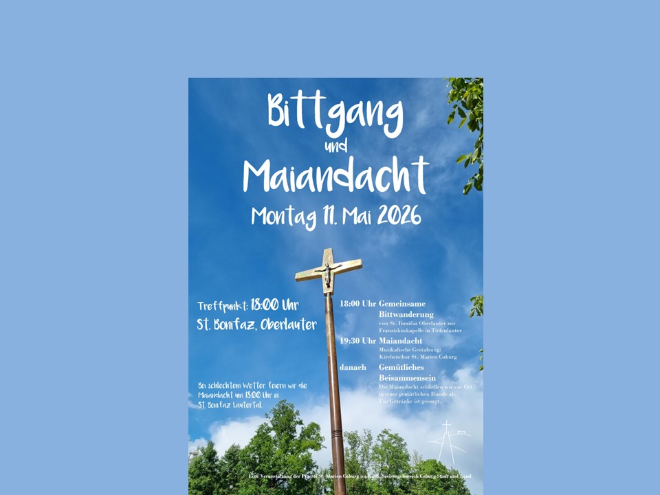 Coburg Marien Bittgang Lautertal 2026