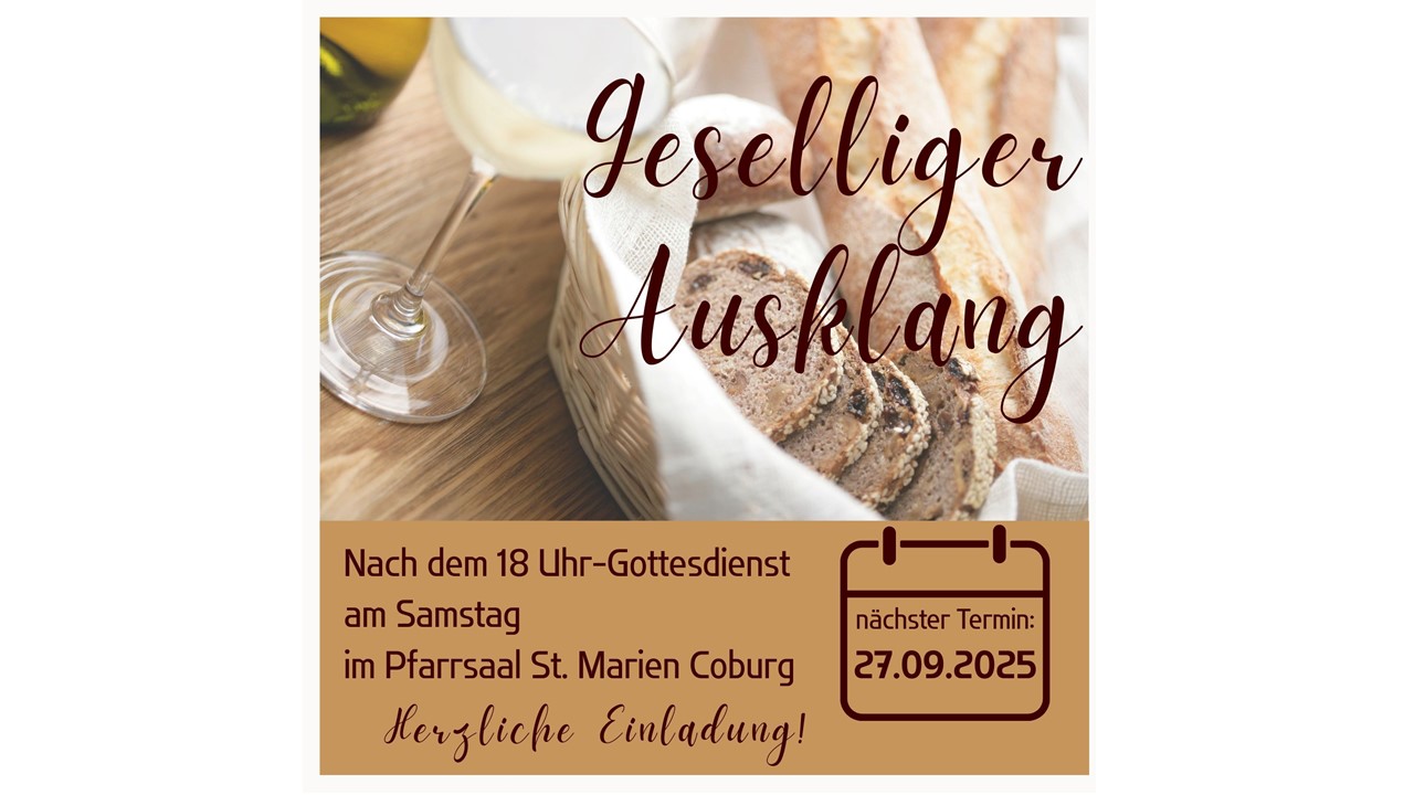 Coburg Marien Geselliger Ausklang 27.09.2025