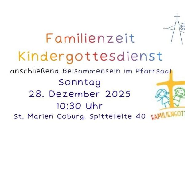Veranstaltungshinweis zur Familienzeit am 28.12.2025