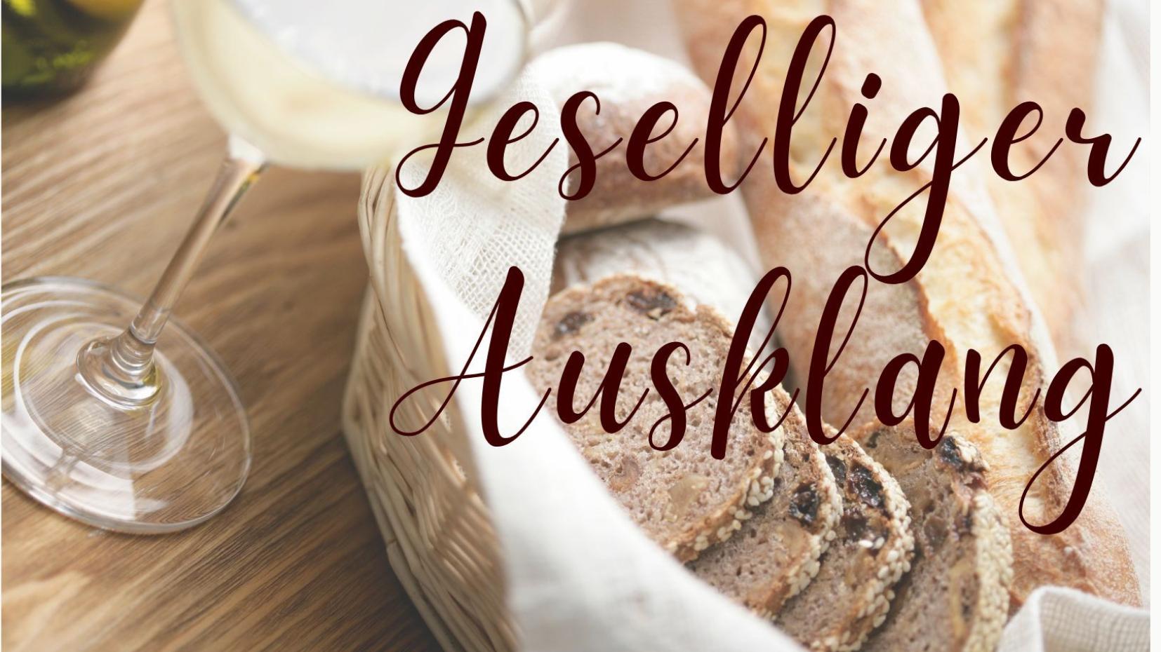 Einladung zum Geselligen Ausklang nach der Vorabendmesse