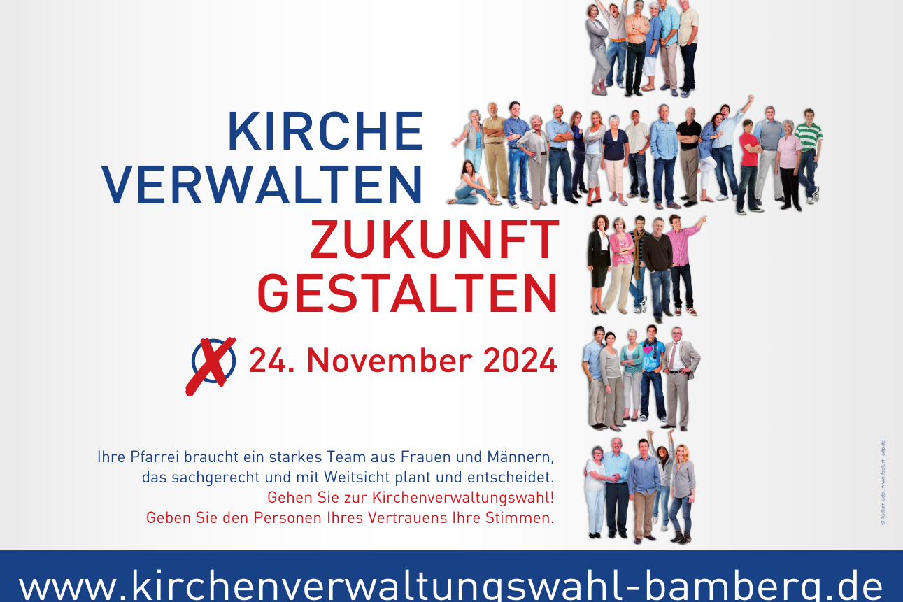 Plakat Kirchenverwaltungswahl 2024