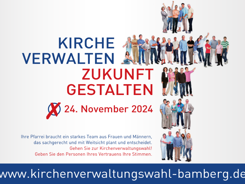 Plakat Kirchenverwaltungswahl 2024