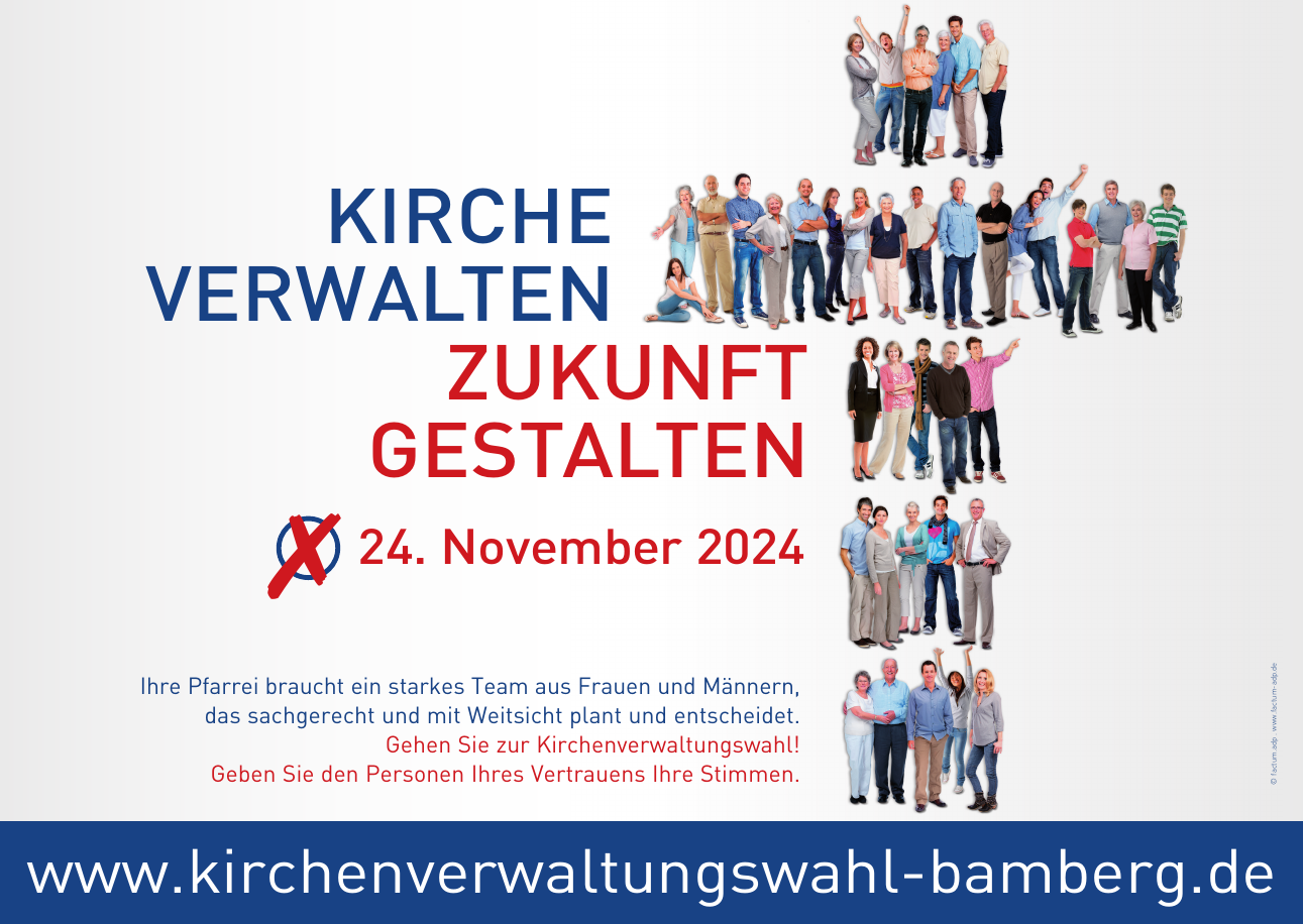 Plakat Kirchenverwaltungswahl 2024