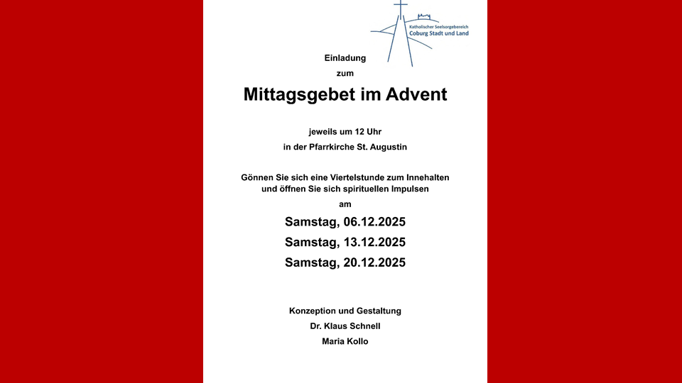 Mittagsgebet im Advent