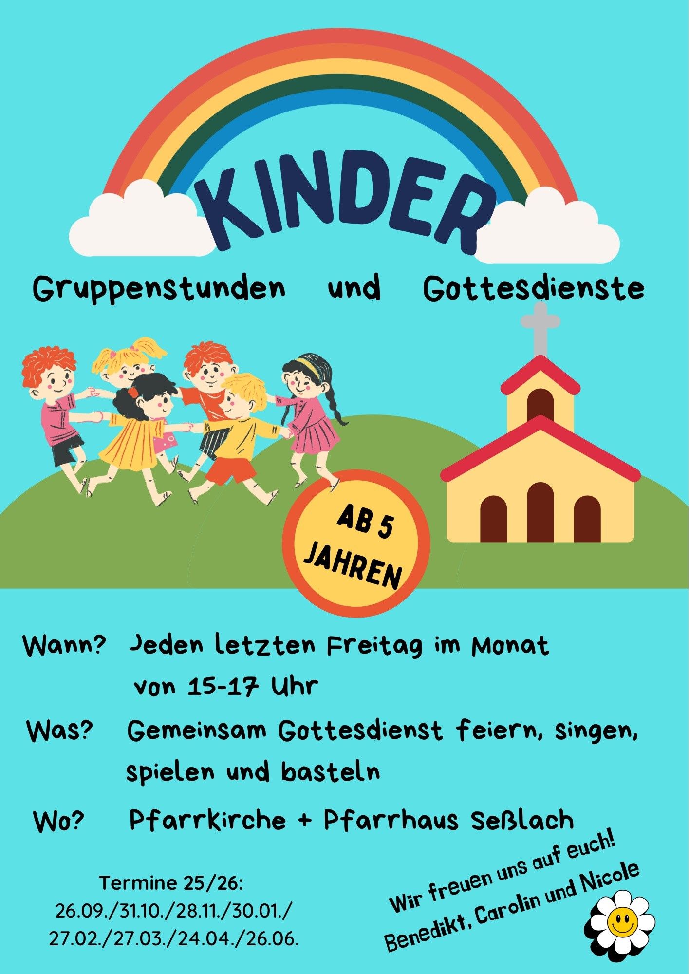 Seßlach Kindergruppenstunde und -gottesdienste ab September 2025
