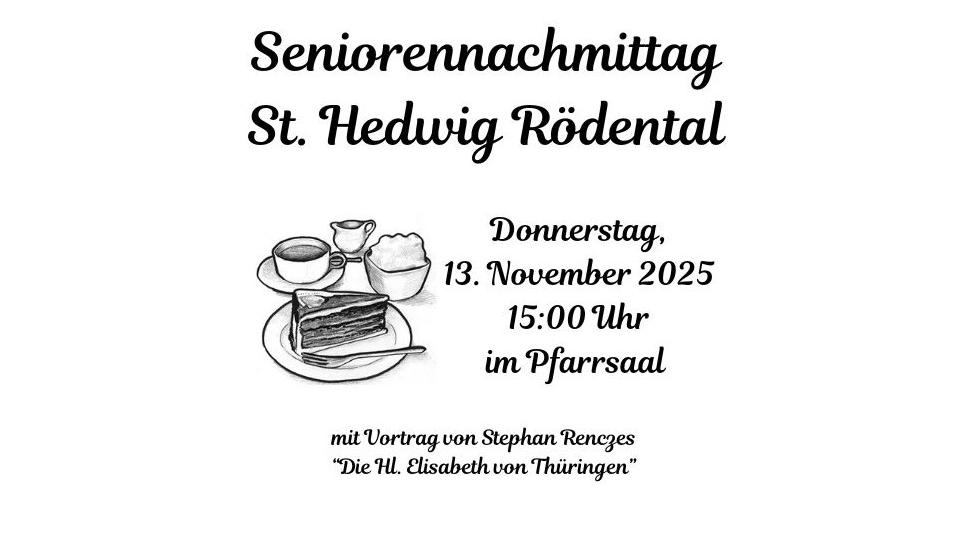 Seniorennachmittag St. Hedwig Rödental November 2025