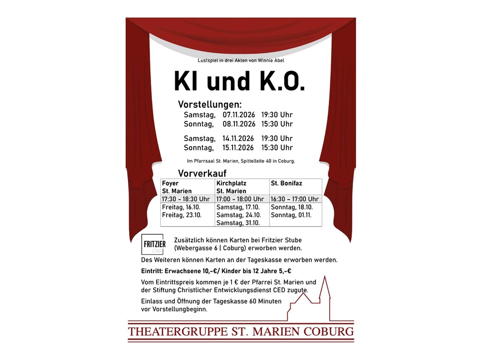 Theatergruppe Plakat 2026