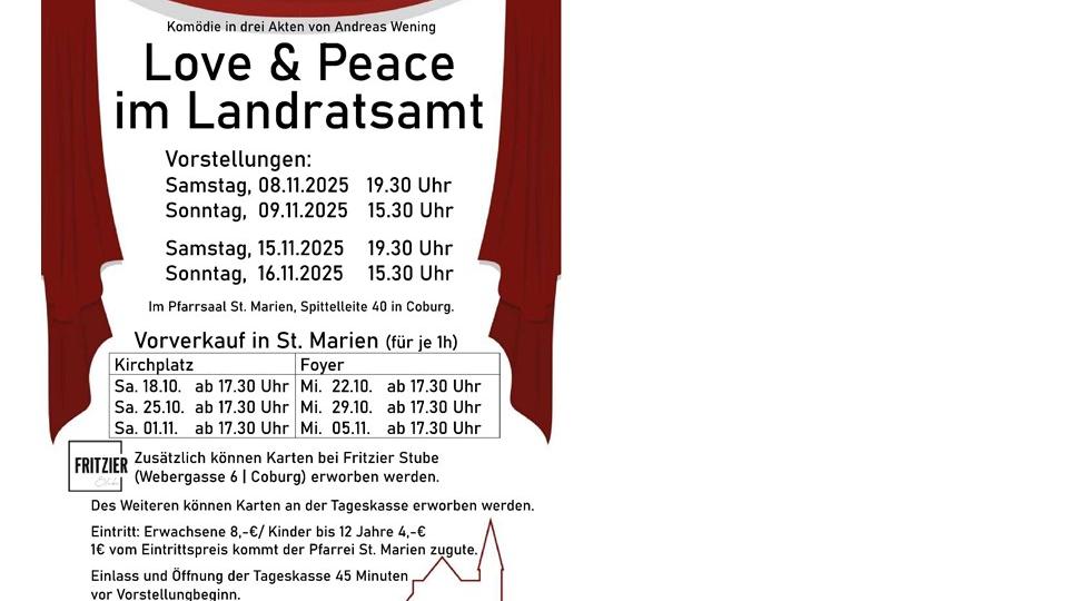 Theatergruppe St. Marien Coburg Plakat 2025 4zu3